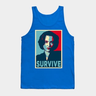 DANA SCULLY SURVIVE Tank Top